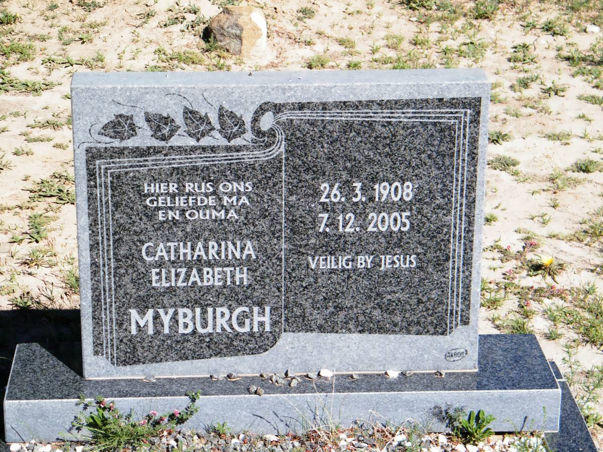 MYBURGH Catharina Elizabeth 1908-2005