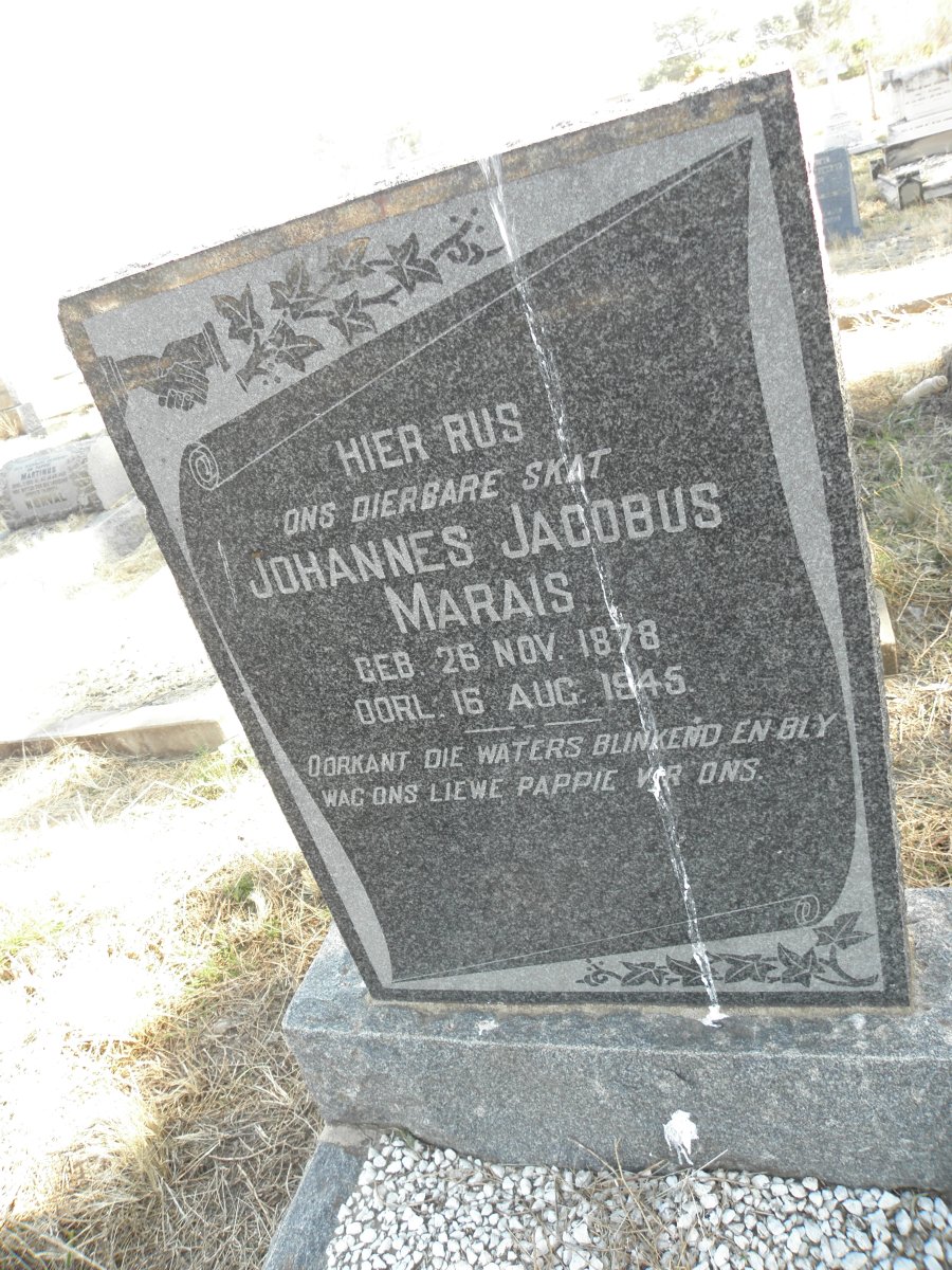 MARAIS Johannes Jacobus 1878-1945