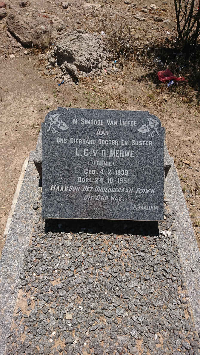 MERWE L.C., v.d. 1939-1958