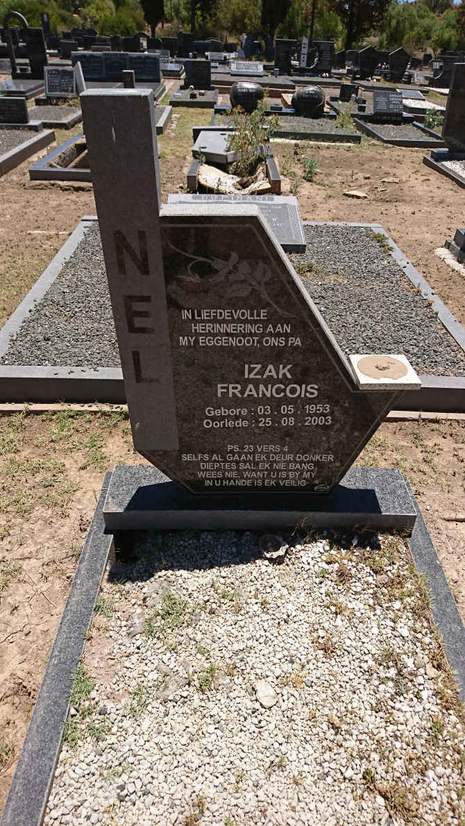 NEL Izak Francois 1953-2003