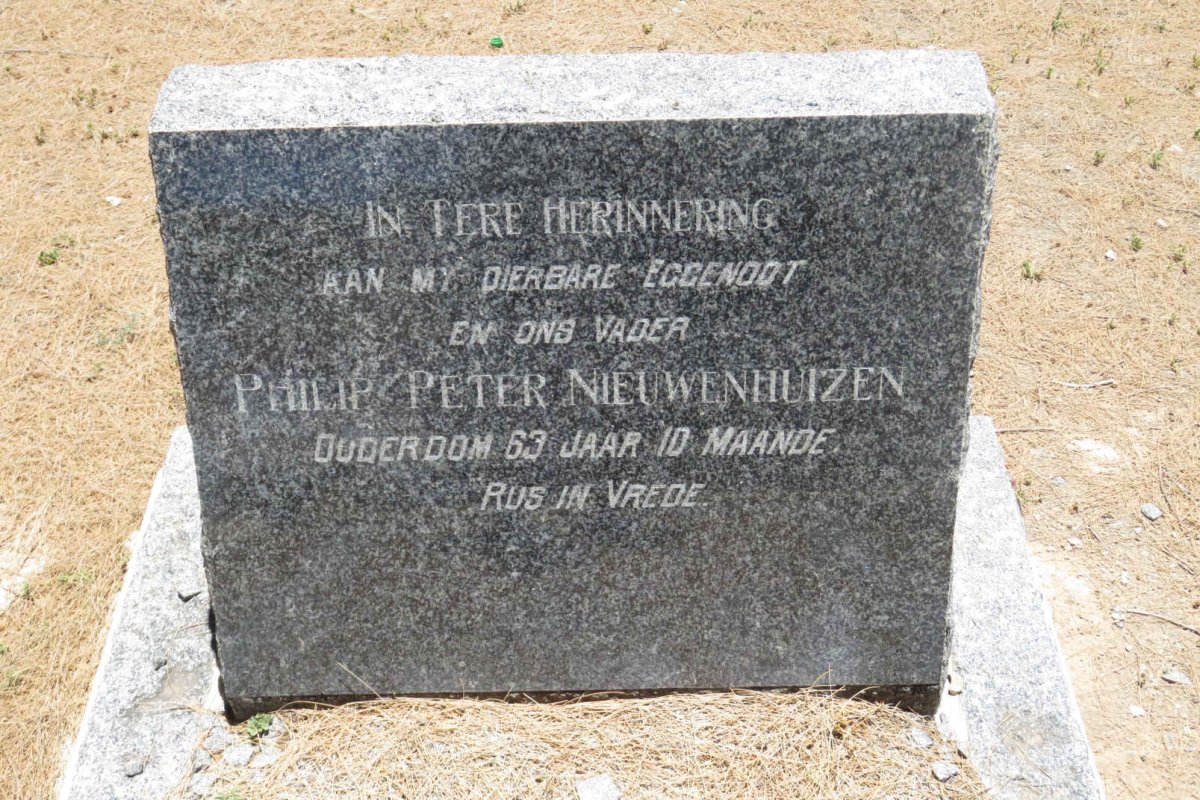 NIEUWENHUIZEN Philip Peter