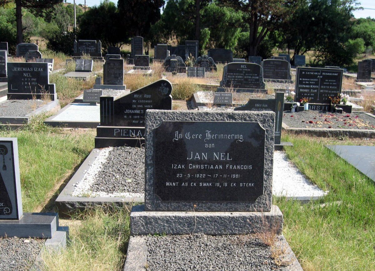 NEL Izak Christiaan Francois 1922-1981