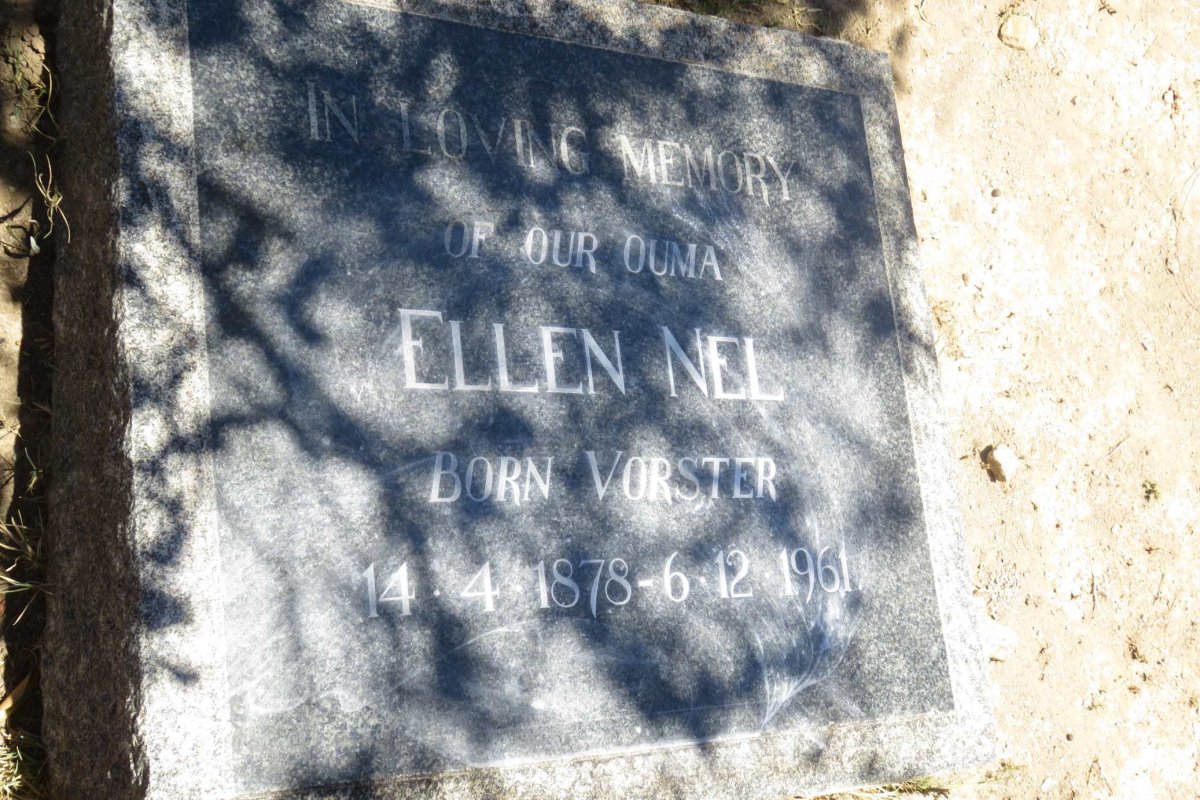 NEL Ellen nee VORSTER 1878-1961