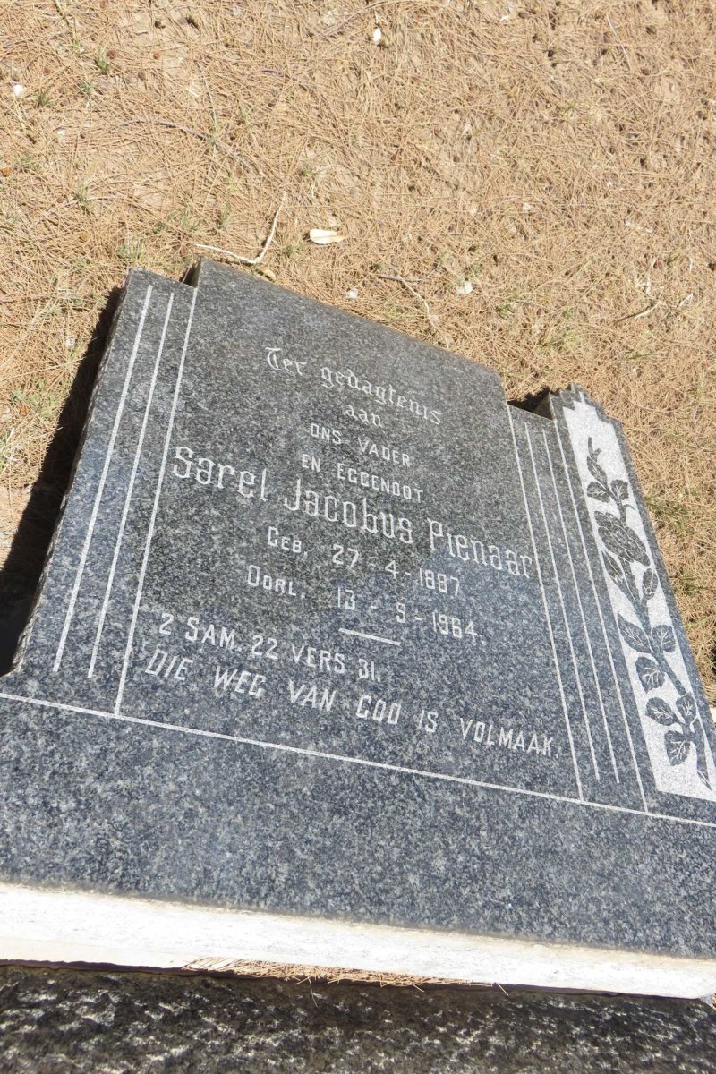 PIENAAR Sarel Jacobus 1887-1964