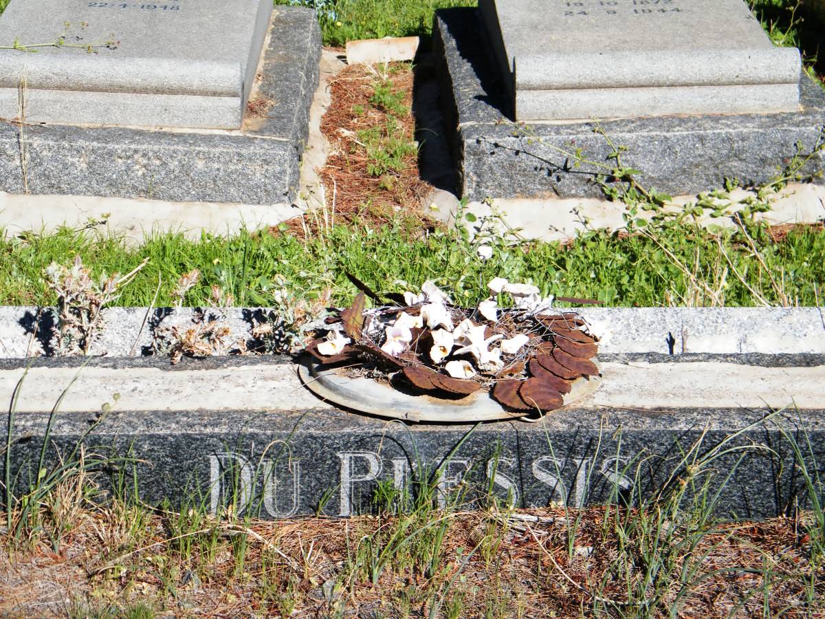 PLESSIS Andries Stephanus, du 1874-1959 &amp; Elsie Rachel PRETORIUS 1878-1933