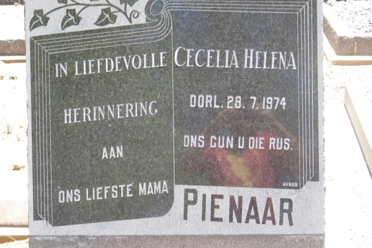 PIENAAR Cecilia Helena -1974