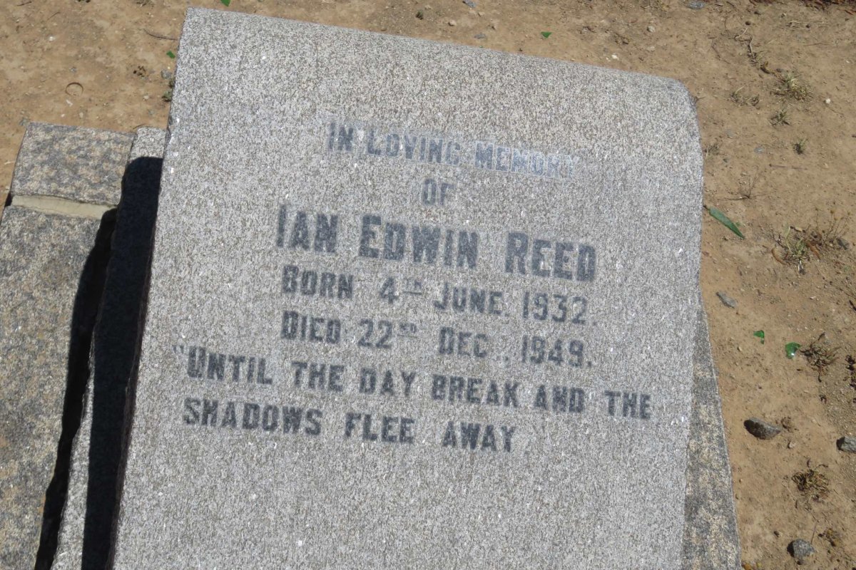 REED Ian Edwin 1932-1949