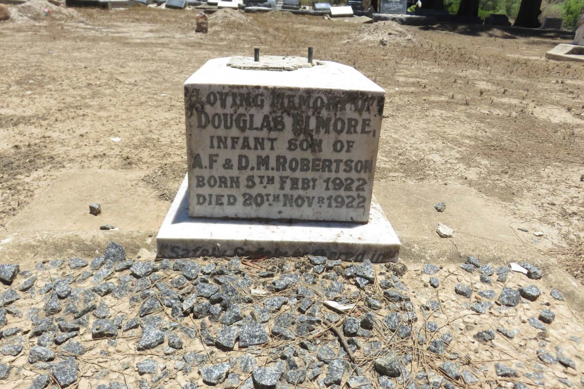 ROBERTSON Douglas Elmore 1922-1922