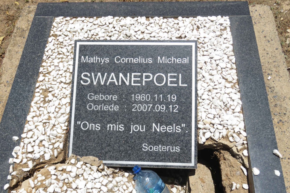 SWANEPOEL Mathys Cornelius Michael 1960-2007