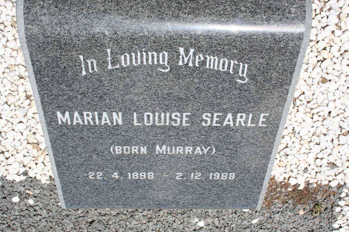 SEARLE Marian Louise nee MURRAY 1898-1988