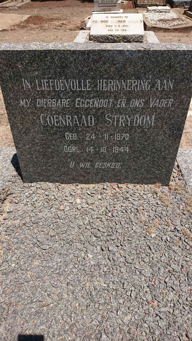STRYDOM Coenraad 1870-1944
