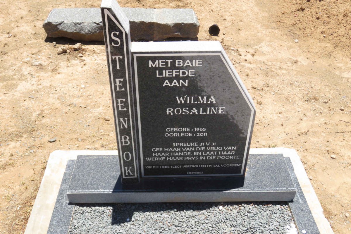 STEENBOK Wilma Rosaline 1965-2011