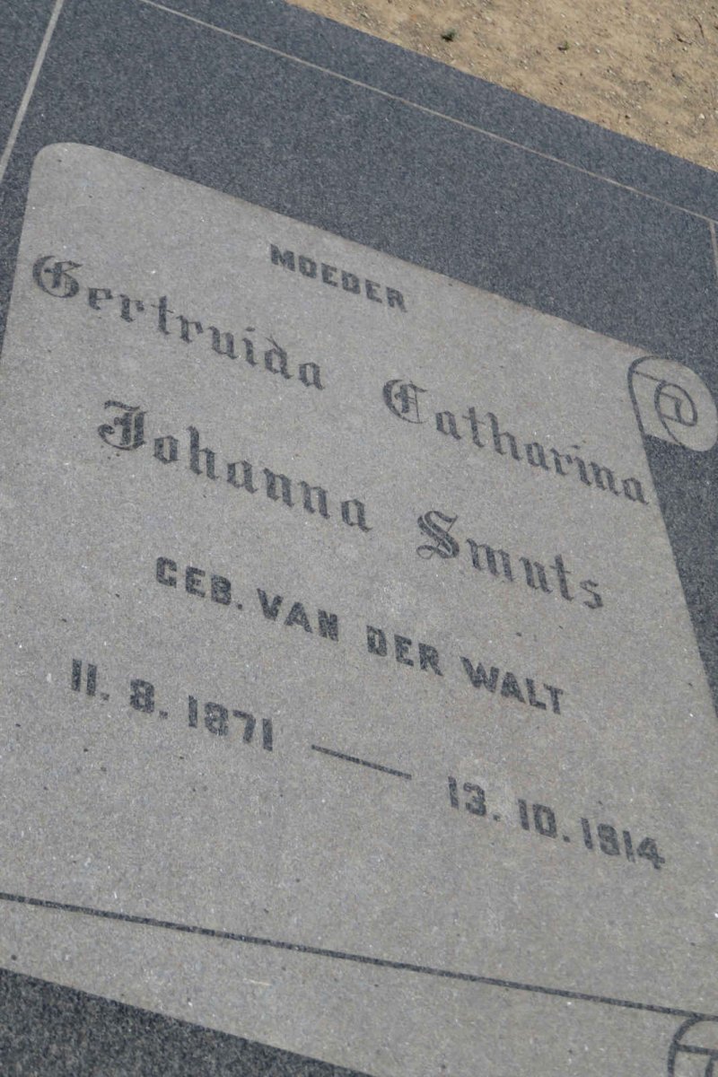 SMUTS Gertruida Catharina Johanna nee VAN DER WALT 1871-1914