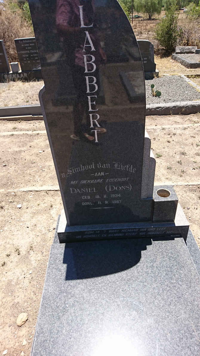 SLABBERT Daniel 1934-1967