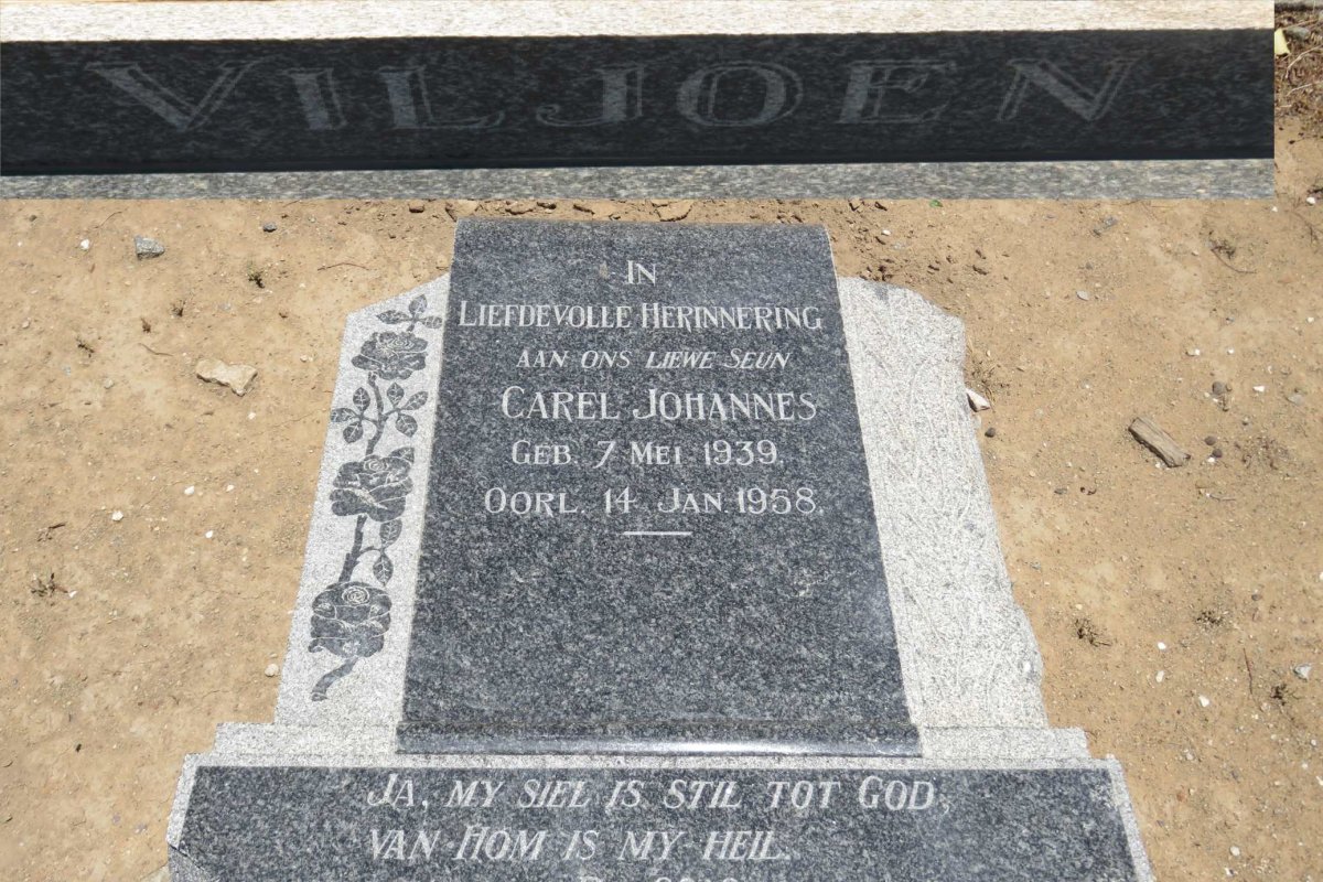 VILJOEN Carel Johannes 1939-1958
