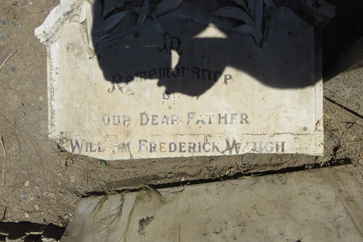 WAUGH William Frederick 1869-1933 &amp; Jeanetta Sophia NORVAL -1919
