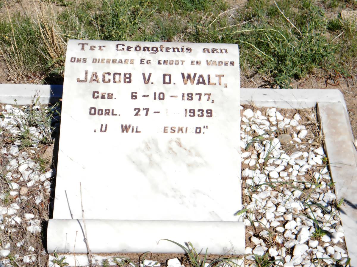 WALT Jacob, v.d. 1877-1939