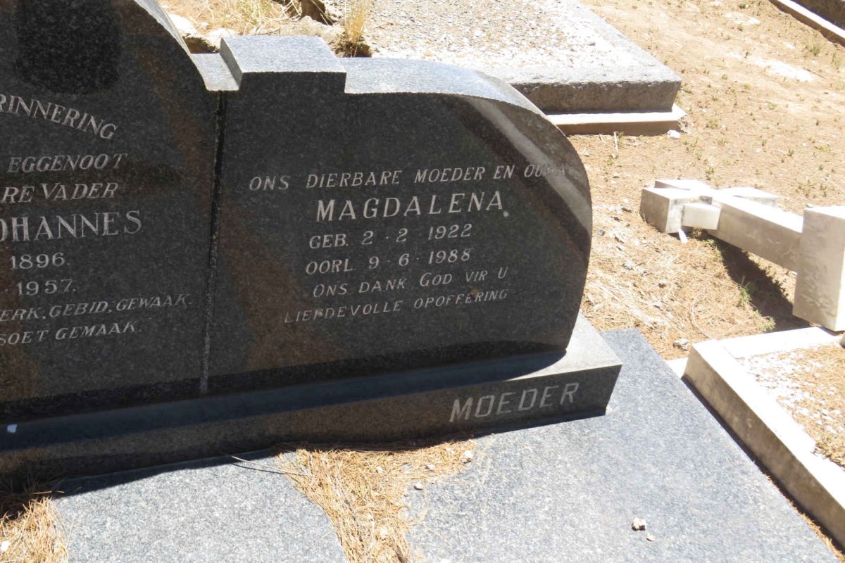 ? Carolus Johannes 1896-1957 &amp; Magdalena 1922-1988