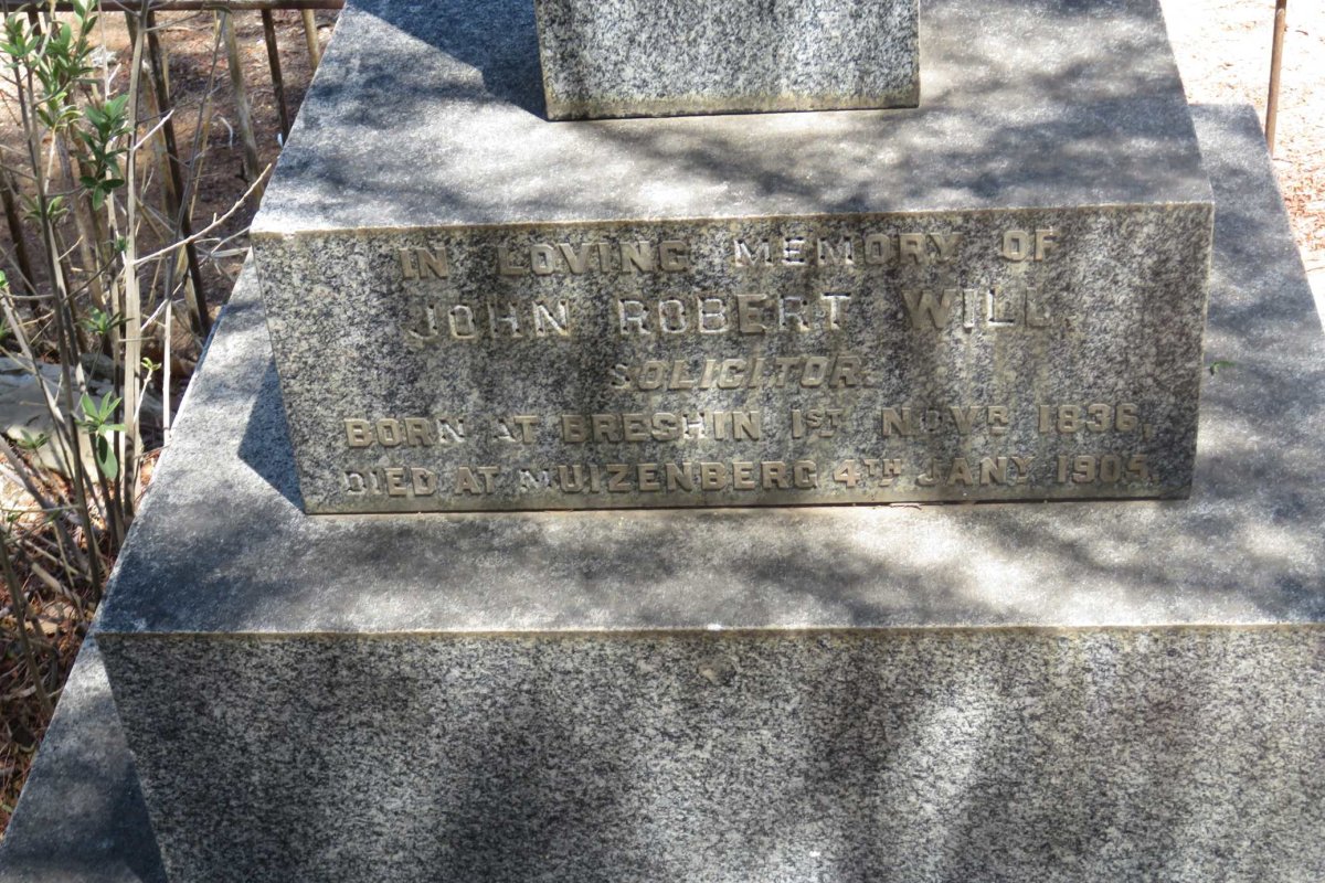 WILL John Robert 1836-1905