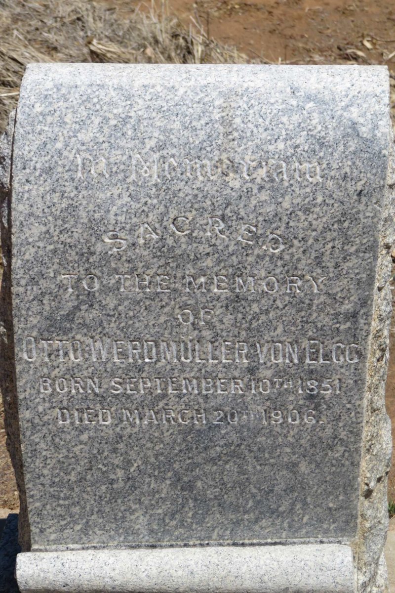 ELGG Otto, WERDMULLER VON 1851-1906