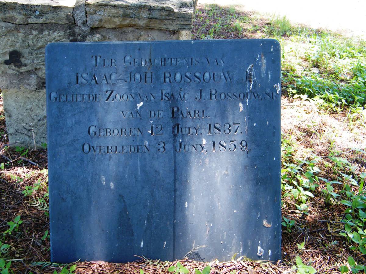 ROSSOUW Isaac Joh. 1837-1859