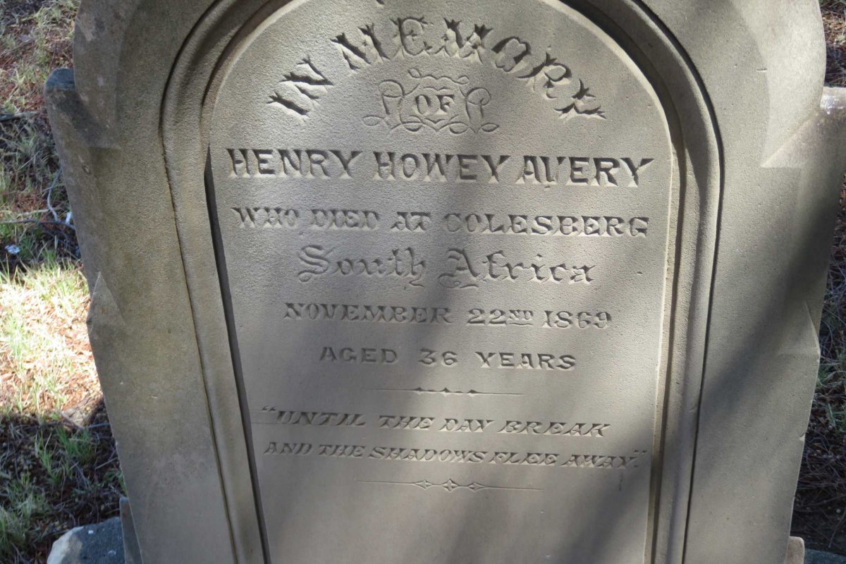 AVERY Henry Howey -1869
