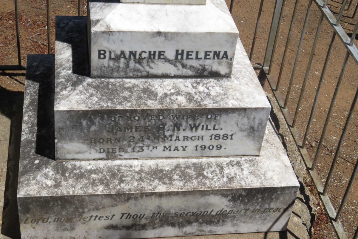 WILL Blanche Helena 1881-1909