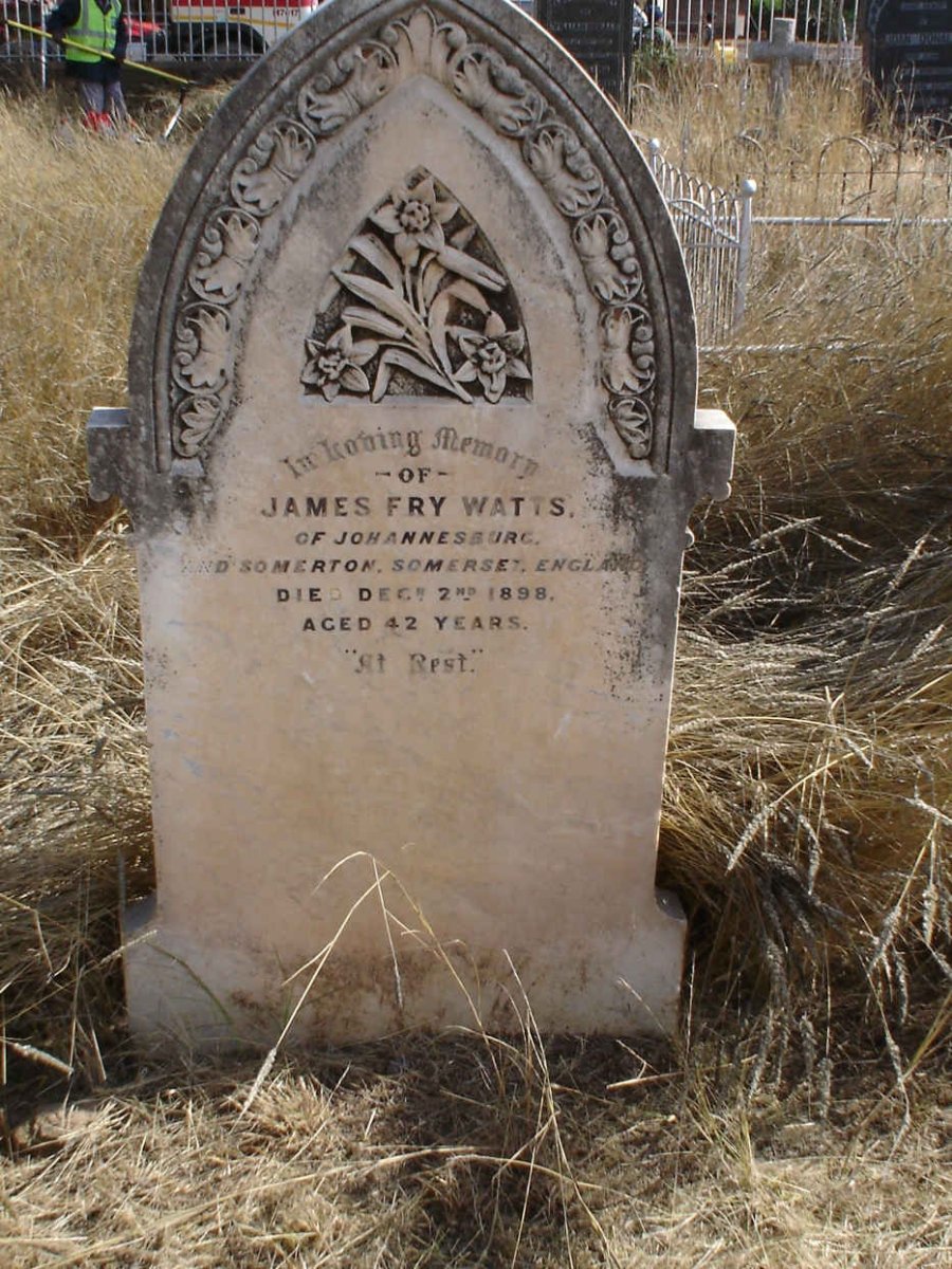 WATTS James Fry -1898