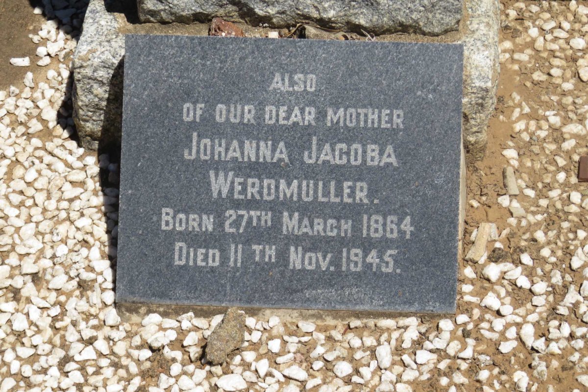 WERDMULLER Johanna Jacoba 1864-1945