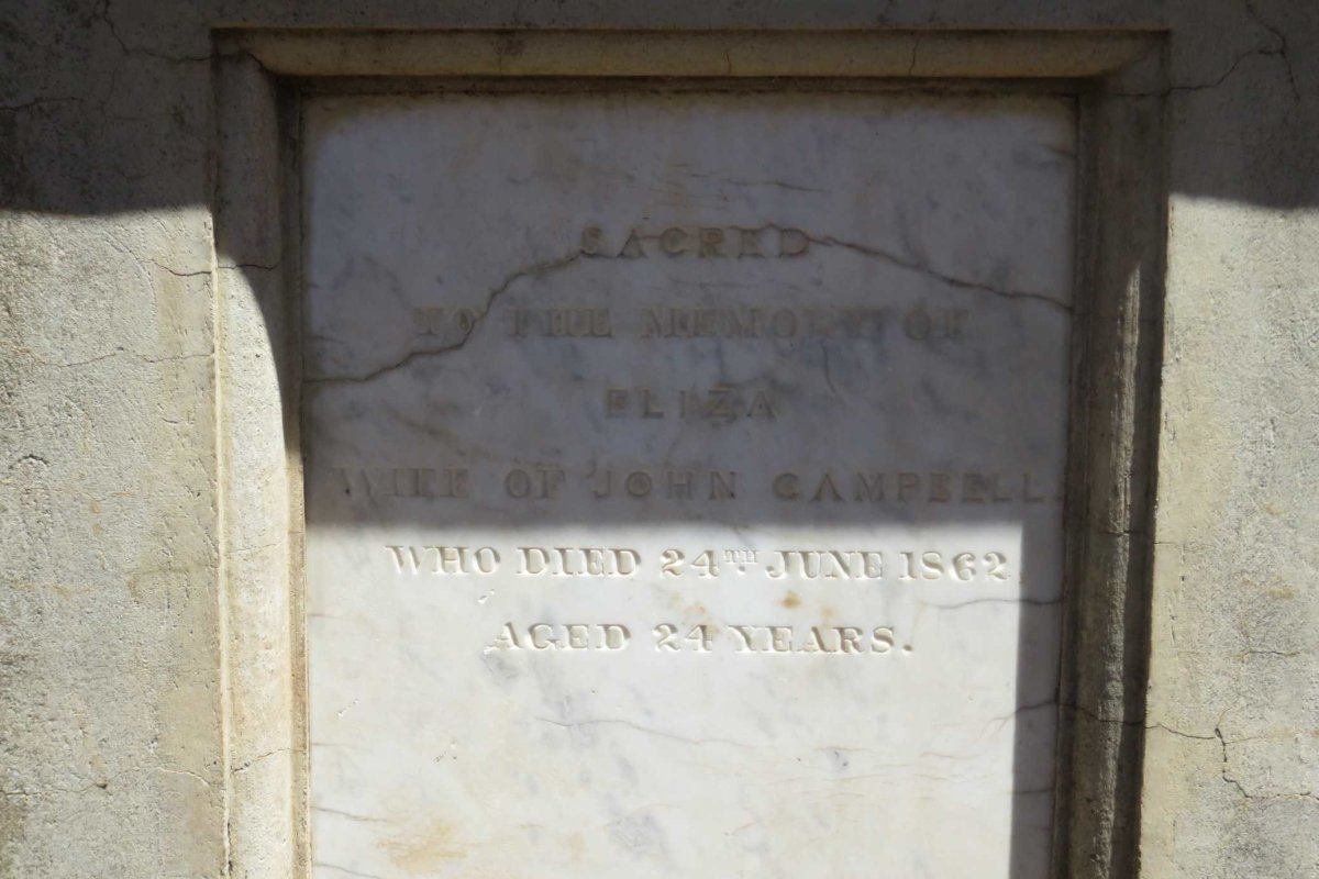 CAMPBELL Eliza -1862