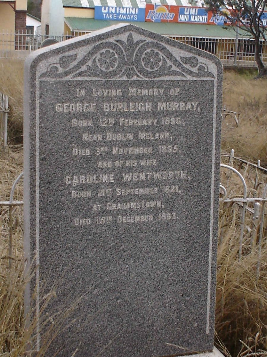 MURRAY George Burleigh 1806-1895 &amp; Caroline WENTWORTH 1821-1893