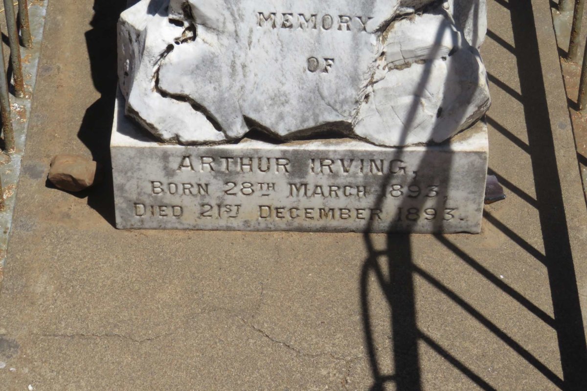 IRVING Arthur 1893-1893