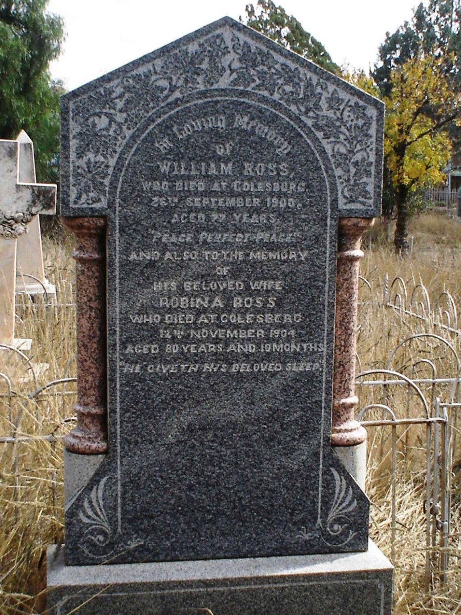 ROSS William -1900 &amp; Robina -1904