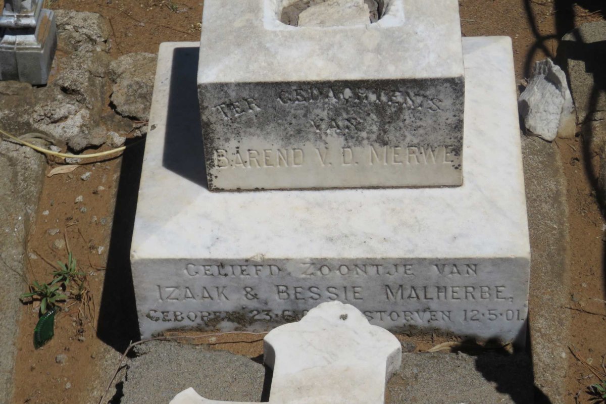 MALHERBE Barend v.d. Merwe 190?-1901