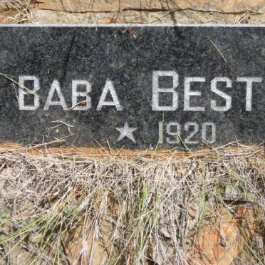 BESTER Baba _1920