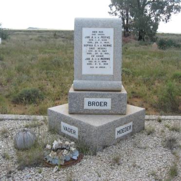 VAN DER MERWE Jan A_ 1855-1937 __ Sophia C_ NESER 1867-1931 __ Jan A__ 1898-1930