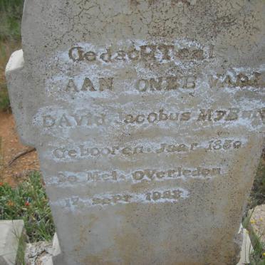 MYBURGH David Jacobus 1850 - 1928