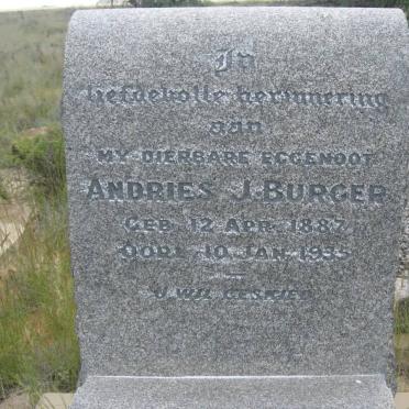 BURGER Andries J_ 1887-1935