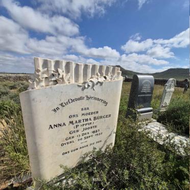 BURGER Anna Martha nee JOOSTE 1883-1932