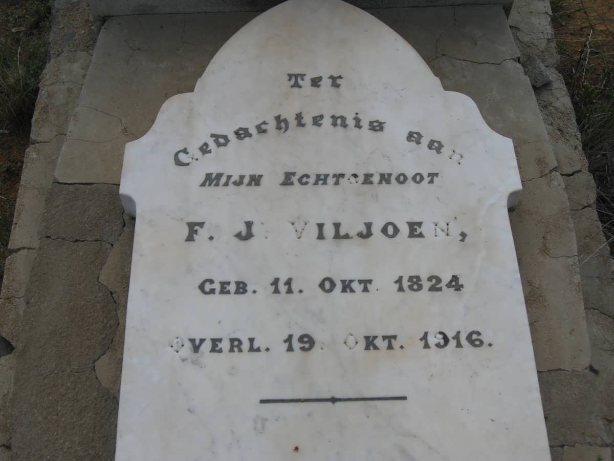 VILJOEN F.J. 1824-1916