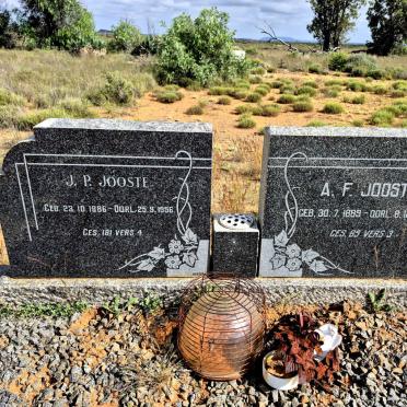 JOOSTE J.P. 1886-1956 & A.F. 1889-1958