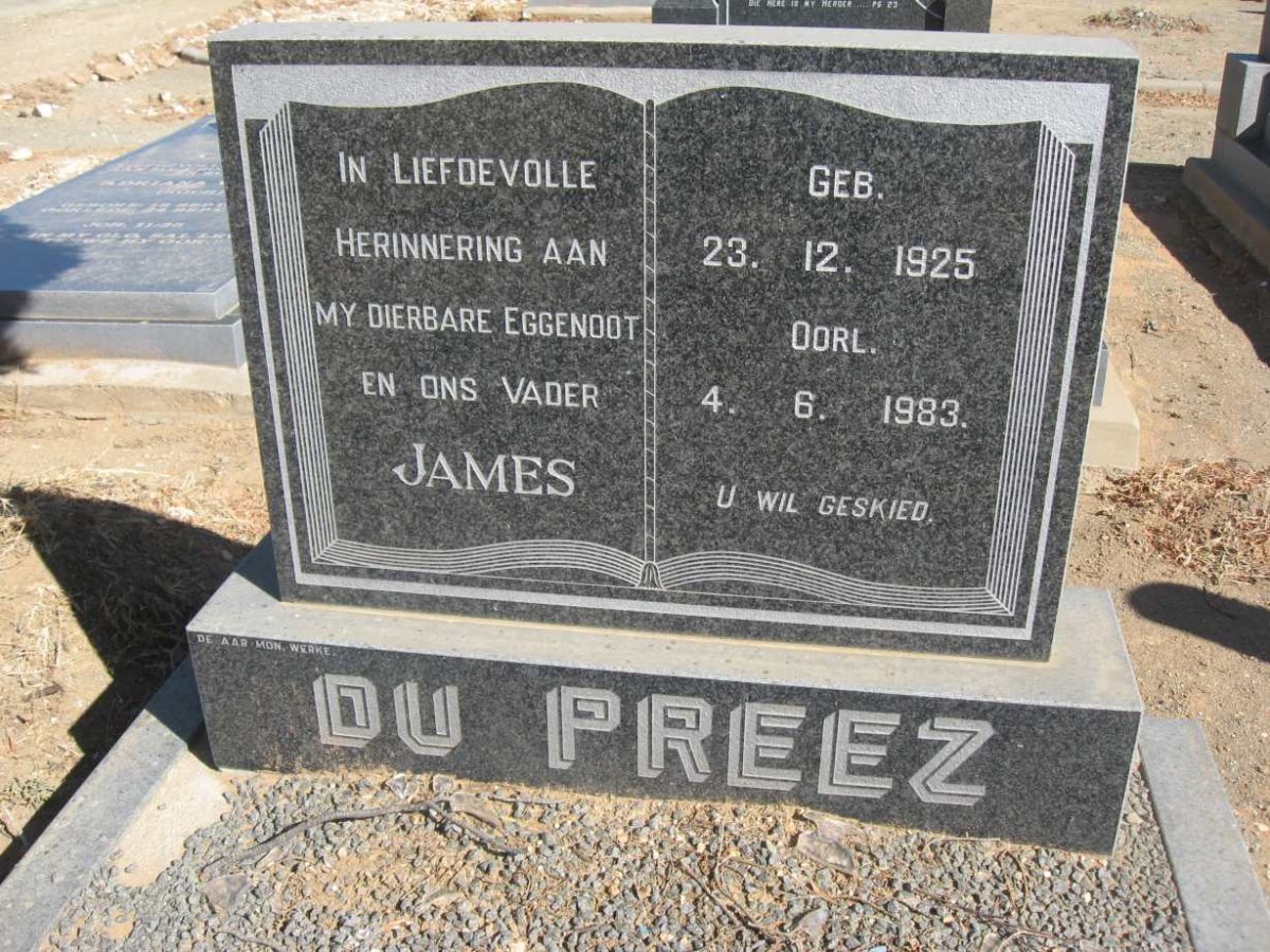 PREEZ James, du 1925-1983
