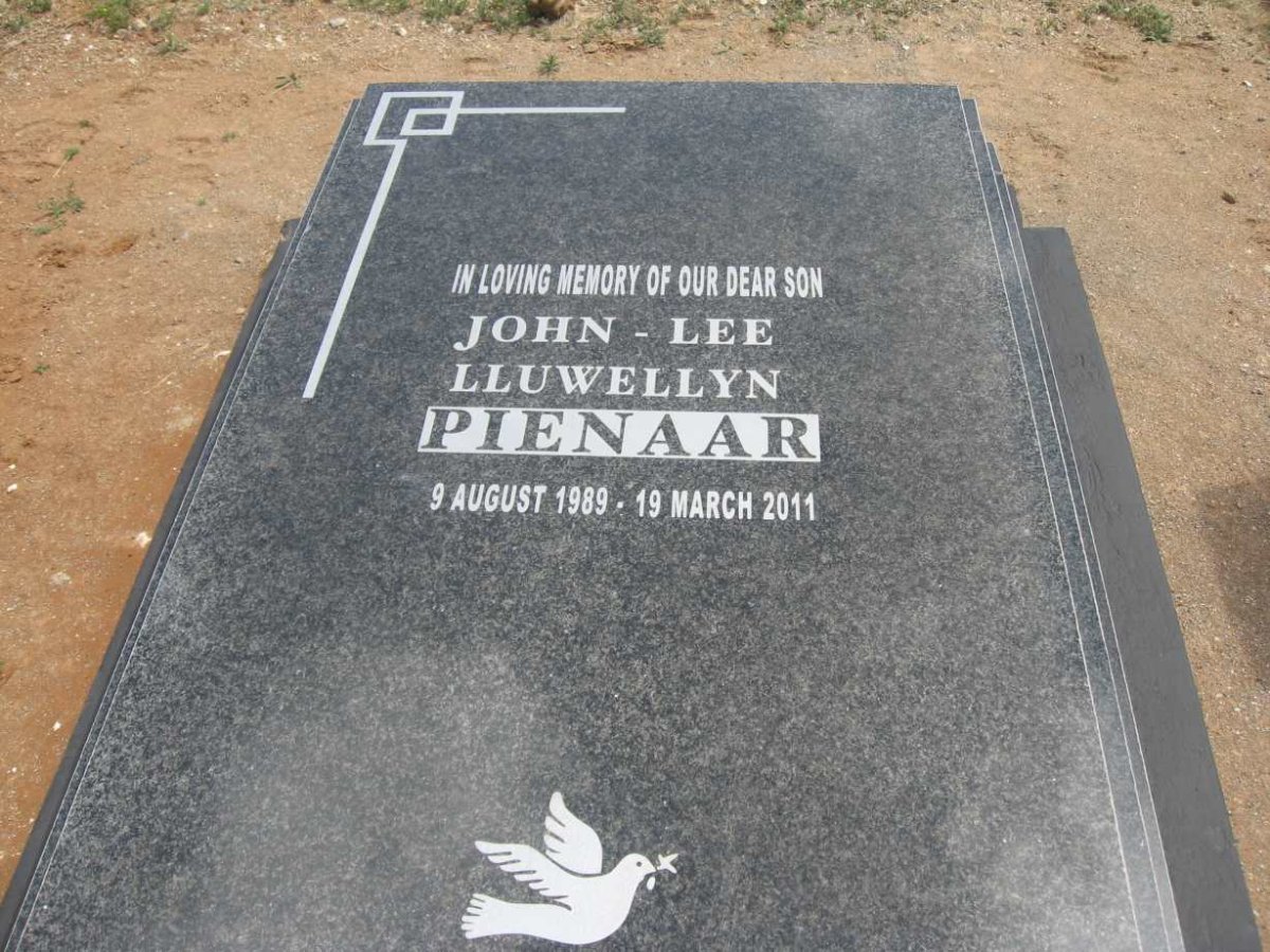 PIENAAR John-Lee Lluwellyn 1989-2011