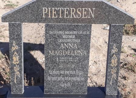 PIETERSEN Anna Magdelena 1945-2012