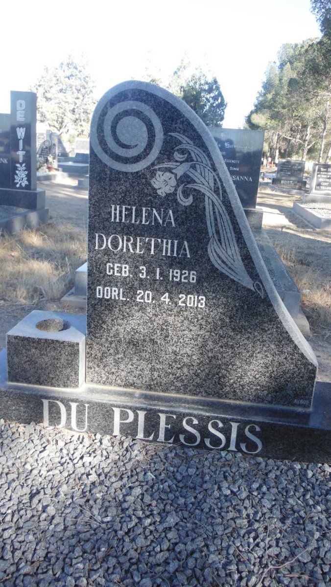 PLESSIS Helena Dorethia 1926-2013