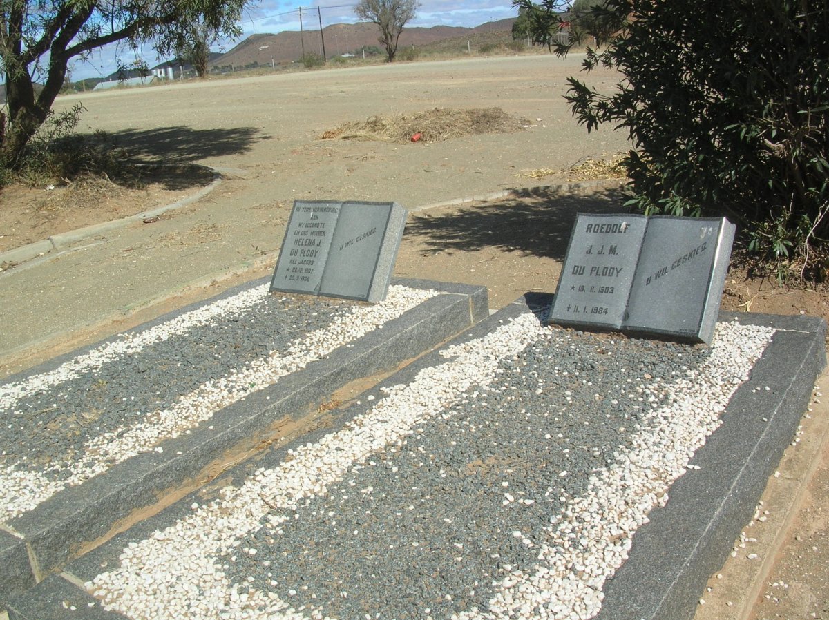 PLOOY Roedolf J.J.M., du 1903-1984 &amp; Helena J. JACOBS 1907-1969