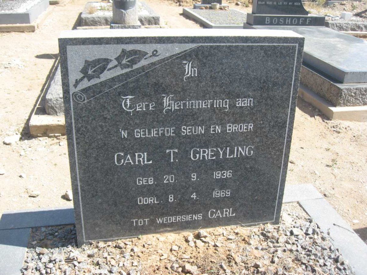 GREYLING Carl T. 1936-1969