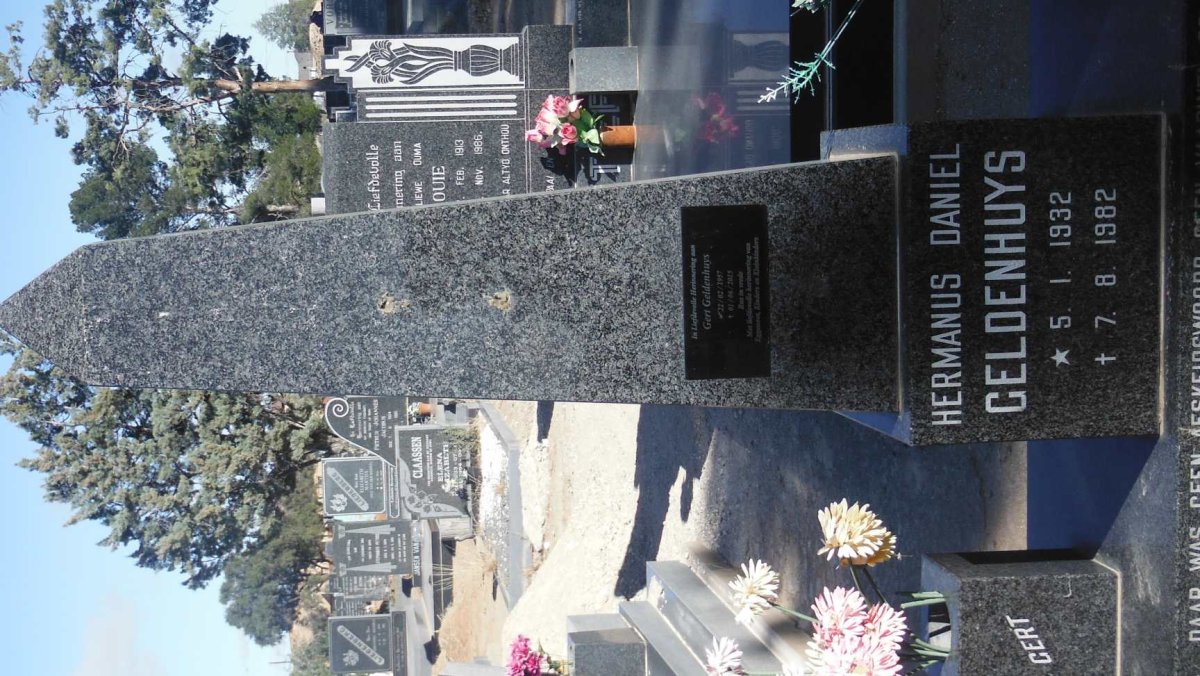GELDENHUYS Hermanus Daniel 1932-1982 :: GELDENHUYS Gert 1957-2015
