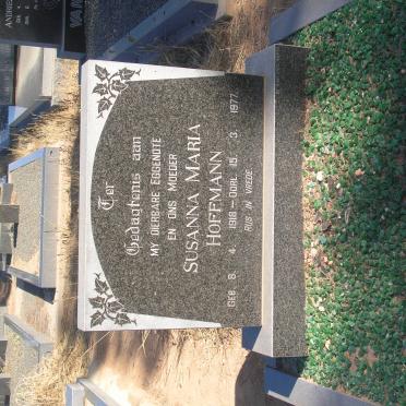 HOFFMANN Susanna Maria 1918-1977