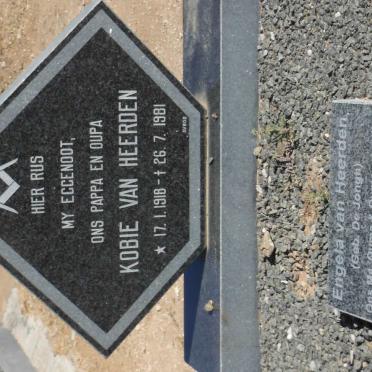 HEERDEN Kobie, van 1918-1981 &amp; Engela DE JONGH 1922-2012